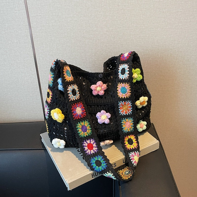 Casual Weaving Hollow Beach Bag