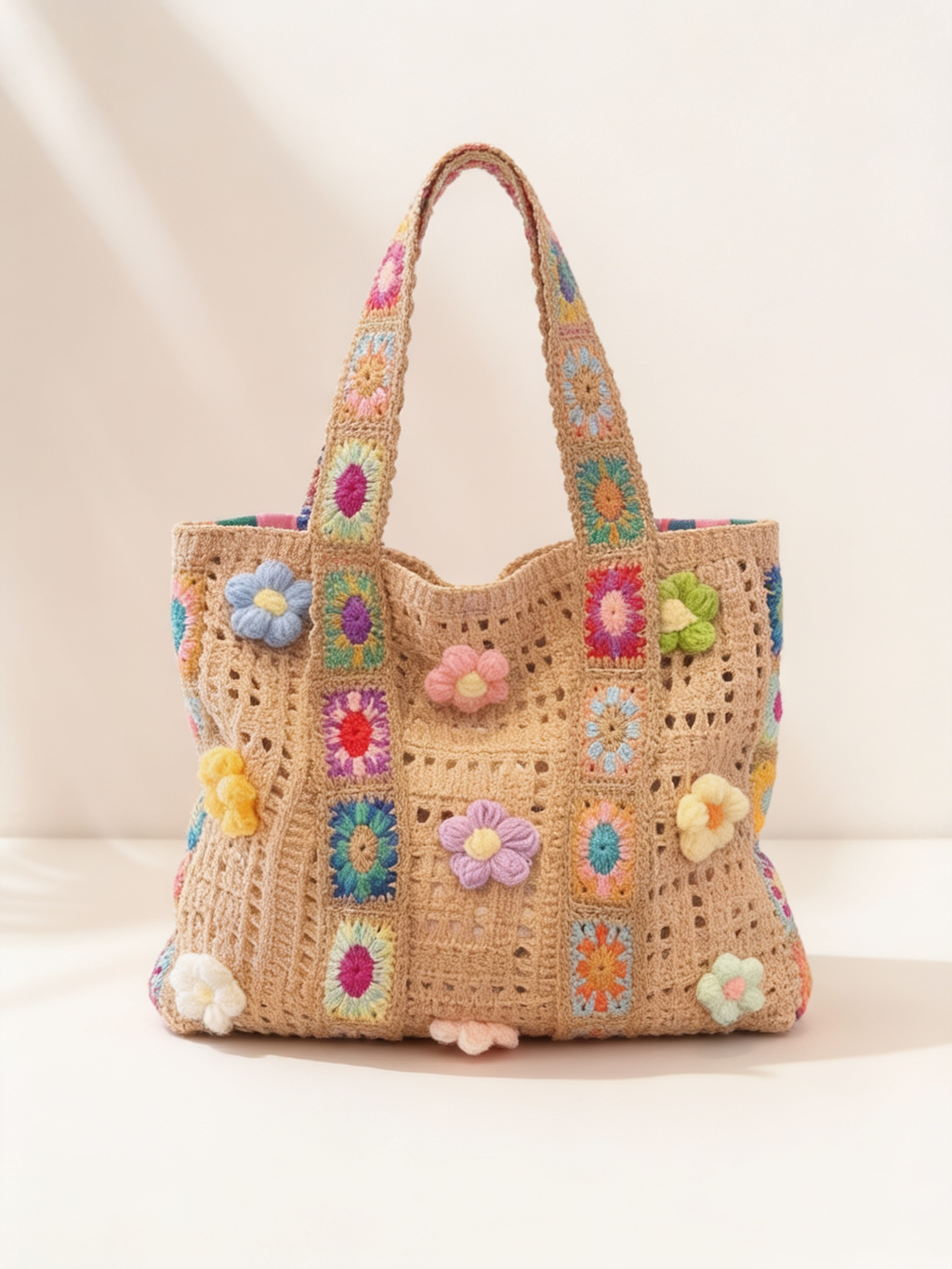 Casual Weaving Hollow Beach Bag