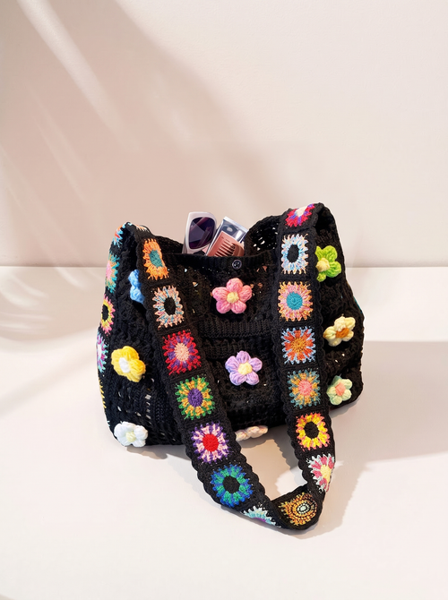 Casual Weaving Hollow Beach Bag