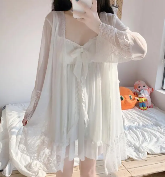 Women's Summer Princess Style Pajama Set